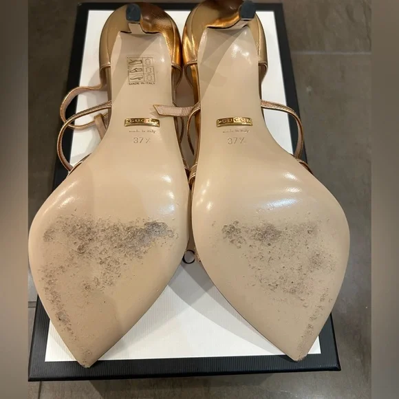 Authentic Gucci Pointed Toe Heels - Picture 6 of 9